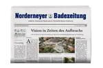 die gedruckte Zeitung "Norderneyer Badezeitung"