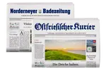 die gedruckte Zeitung "Norderneyer Badezeitung"