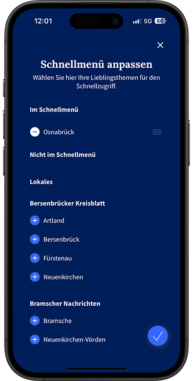 NOZ News-App, Ansicht 3